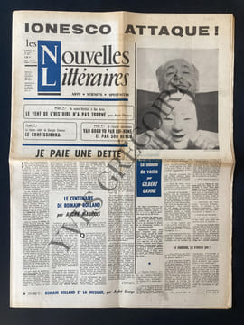 LES NOUVELLES LITTERAIRES-N°2005-3 FEVRIER 1966. undefined