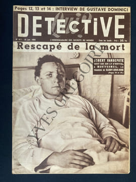DETECTIVE-N°417-28 JUIN 1954. undefined