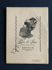 LOUISE-GUSTAVE CHARPENTIER-PROGRAMME NATIONAL DE L'OPERA COMIQUE SAISON 1926-1927. 