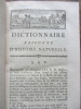 Dictionnaire d'histoire naturelle, 15 volumes, 1791. Valmont-Bomare