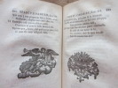 Fabulae selectae Fontanii, 2 tomes (complet). Jean de la Fontaine