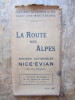 Services Automobiles de la Route des Alpes, 3 cartes dépliantes. Collectif PLM