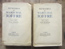 Mémoires du Maréchal Joffre (2 tomes, gravures, cartes dépliantes), grand papier. Maréchal Joffre