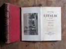 HISTOIRE DE L'ITALIE 1849-60 (2 tomes) . Vimercati