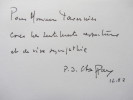 Pierre Jean Chaffrey, avec envoi. préface Maurice Serullaz