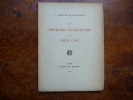 Les premiers évocateurs du Vieux Lyon. C. Germain de Montauzan