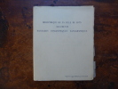 Bibliothèque de la ville de Lyon. Documents manuscrits, paléographiques, typographiques, et iconographiques. Décembre 1931, numéro X.. 