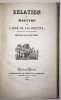 Relation du martyre de l'Abbé de Lagardette, originaire de la ville de Billom. . (DE LAGARDETTE-DESGIRAUX). 