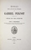 Essai sur la vie et les ouvrages de Gabriel Peignot, accompagné de pièces de vers inédits.. SIMONNET.