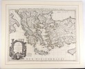 Carte de la Grèce.... (CARTE DE GRÈCE). DE L’ISLE, G. 