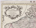 Carte des Pays-Bas Catholiques.  Dressée sur un grand nombre de Cartes particulières faites sur les lieux où les limites sont exactement marquées ...