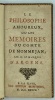 Le Philosophe Amoureux ou les Mémoires du Comte de Mommejan.. ARGENS. J.-B. Boyer, Marquis d'.