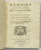 Mémoire sur l'origine des constellations, et sur l'explication de la fable par le moyen de l'astronomie.. DUPUIS. Charles-François. 
