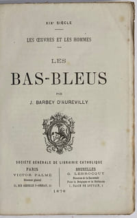 Les Bas-bleus.