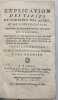 Explication des tarifs du contr&ocirc;le des actes, et de l’insinuation , suivant la Jurisprudence actuelle du Conseil... . CONTRAMONT. de. 