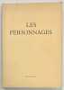 Les Personnages.  . MALLET-JORIS. Françoise. 