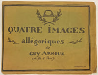 Quatre images allégoriques de Guy Arnoux....