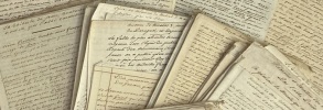 Articles et notes manuscrits publiés dans Lettres sur quelques écrits de ce temps (1749-1754) et L’Année Littéraire (c. 1749-1790).. [FRERON ...