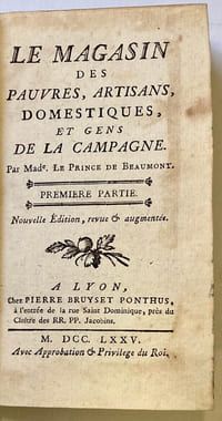 Le magasin des pauvres, artisans, domestiques, et gens de la campagne.