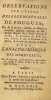 Observations sur l’usage eaux minérales de Pougues... Avec l’analyse chimique des mêmes eaux par Costel.. RAULIN. Joseph.