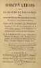 Observations sur la nature et les effets des eaux minérales de Bagnères- Adour, département des Hautes-Pyrénées... . SARABEYROUZE. P. 