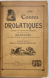 Les contes drolatiques.