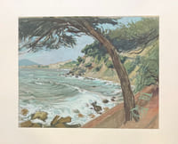 Bord de mer dans le sud de la France.