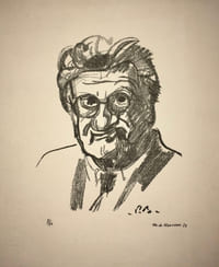 Autoportrait de Paul Baudier.