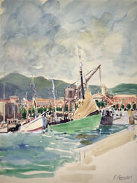 Port du sud de la France.