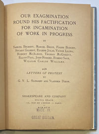 Our exagmination round his factification for incamination of work in progress.