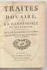 Traités du Douaire et de la garde-noble et bourgeoise, qu’on appelle bail en plusieurs coutumes.. RENUSSON. Philippe de.