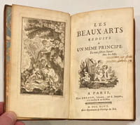 Les beaux arts réduits à un même principe.