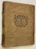 Choses et autres. (Notes et Poésies). 1886. Ebauches.. GHEUSI. Pierre-Barthélémy.