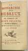 La monarchie des h&eacute;breux.. SAINT-PHILIPPE. Marquis de.
