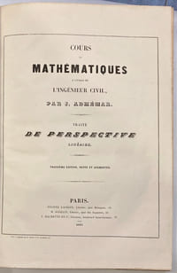 Traité de perspective.