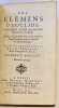 Les éléments d’Euclide expliqués d’une manière nouvelle et très facile…. MILLET DECHALLES. Claude-François.