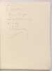 Inscriptions.. MAURRAS. Charles.