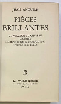 Pièces brillantes.