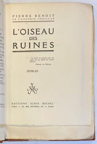 L’oiseau des ruines.