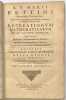 Recreationum Mathematicarum Apiaria notissima Duodecim…. BETTINI. Mario.