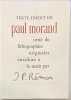 Altitudes et profondeurs.. MORAND. Paul. REMON. Jean-Pierre.