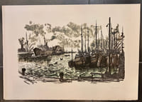 Bateaux à quai.