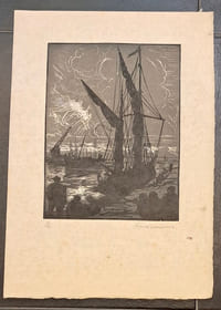 Voilier à Calais.