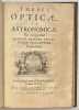 Theses opticae, et astronomicae.. THIOLY. Jean-Baptiste. – TAILLANDIER. Pierre.