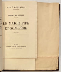Anglais en guerre. Le major pipe et son père.