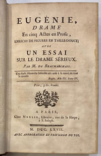 Eugénie, drame en cinq actes en prose…