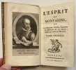 L’esprit de…. MONTAIGNE.
