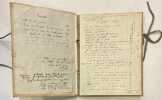 Livre de comptes manuscrit du domaine de Maligny.. (VIN - CHABLIS). 