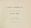 1, rue Gabrielle. . ARP. Jean. 