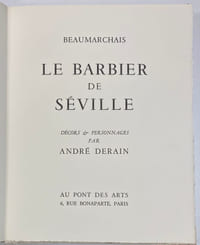 Le barbier de Séville.
